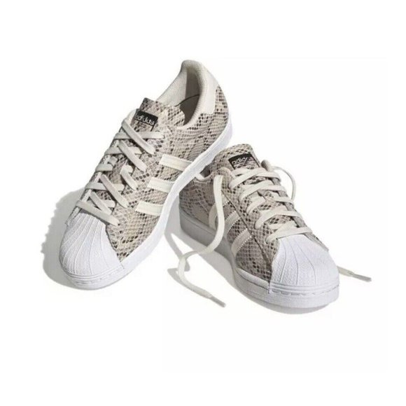 Adidas Originals Superstar Snakeskin Wonder White Women's Shoes GW2192 - Picture 4 of 15